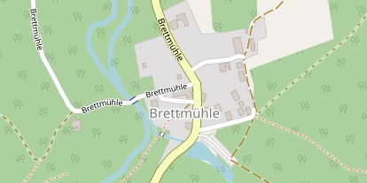 Pension auf Satellitenbild