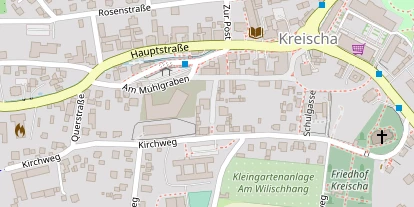 Pension auf Satellitenbild