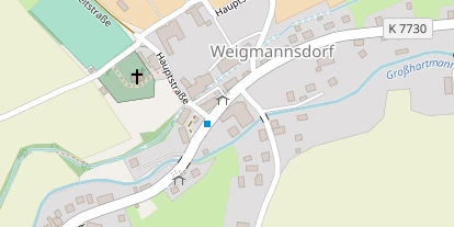 Pension auf Satellitenbild