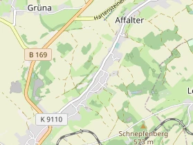 Pension auf Karte