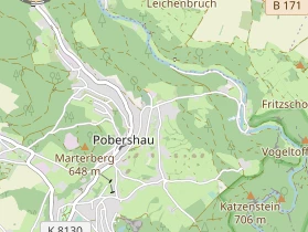 Pension auf Karte