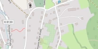 Pension auf Satellitenbild