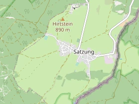 Pension auf Karte