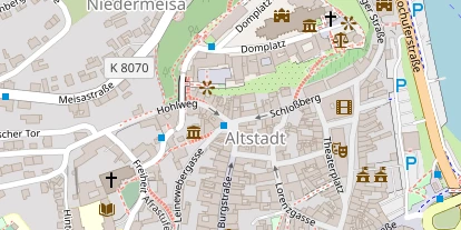 Pension auf Satellitenbild
