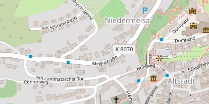 Pension auf Satellitenbild
