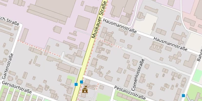 Pension auf Satellitenbild