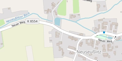 Pension auf Satellitenbild