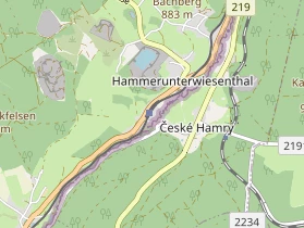 Pension auf Karte