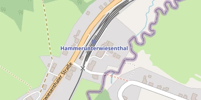 Pension auf Satellitenbild