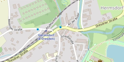 Pension auf Satellitenbild