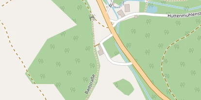 Pension auf Satellitenbild