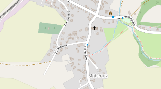 Pension auf Satellitenbild