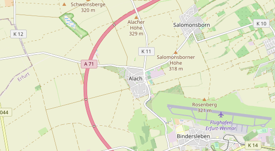 Pension auf Karte