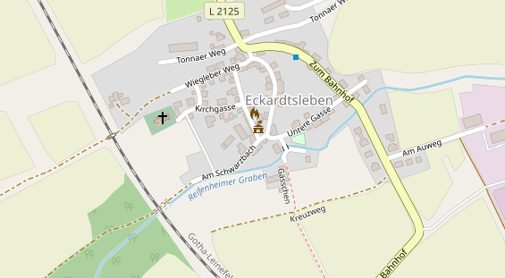 Pension auf Satellitenbild