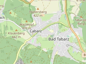 Pension auf Karte