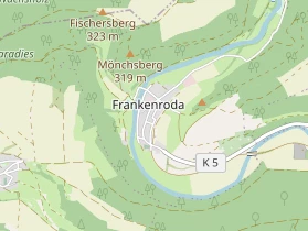 Pension auf Karte