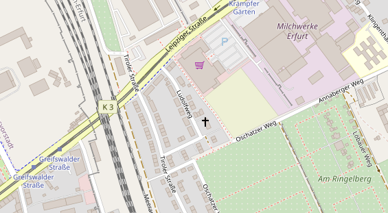 Pension auf Satellitenbild