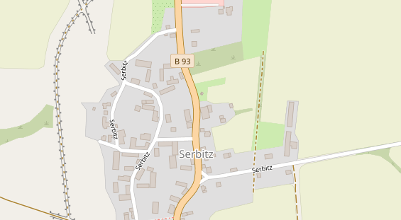 Pension auf Satellitenbild