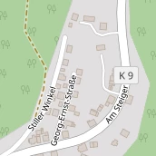 Pension auf Karte
