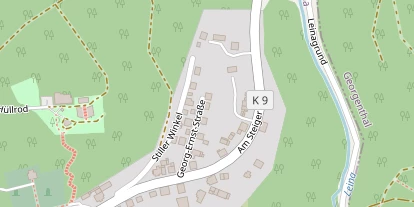 Pension auf Satellitenbild