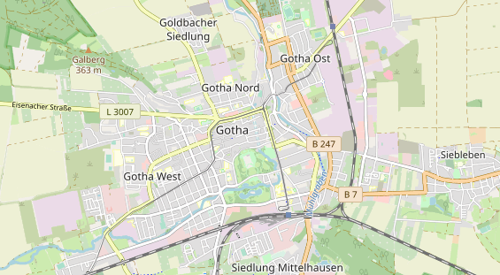 Pension auf Karte