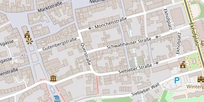 Pension auf Satellitenbild