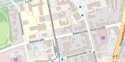 Pension auf Satellitenbild