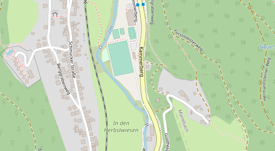 Pension auf Satellitenbild