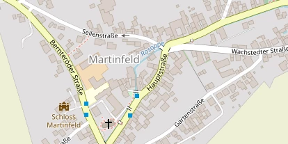 Pension auf Satellitenbild