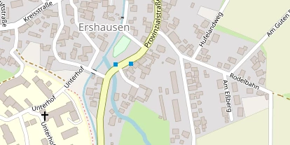 Pension auf Satellitenbild