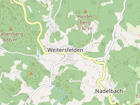 Pension auf Karte