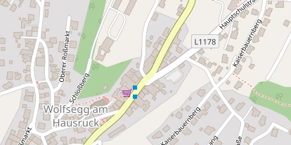 Pension auf Satellitenbild