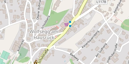 Pension auf Satellitenbild