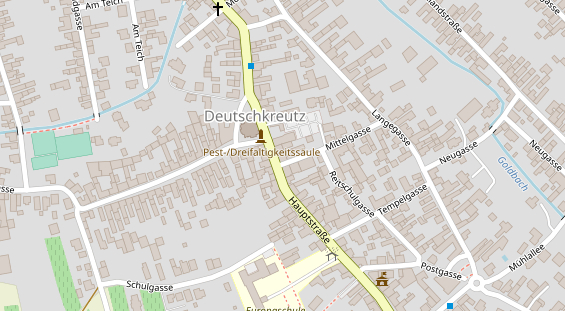 Pension auf Satellitenbild