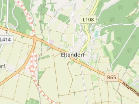 Pension auf Karte