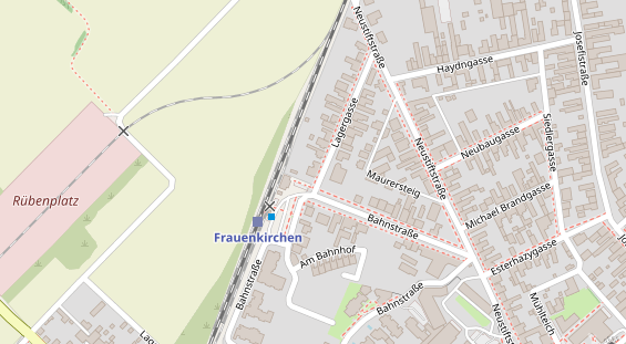 Pension auf Satellitenbild