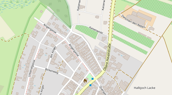 Pension auf Satellitenbild