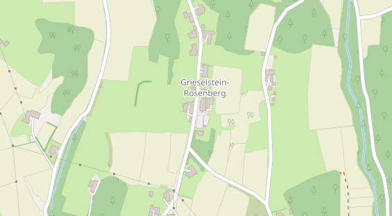 Pension auf Satellitenbild