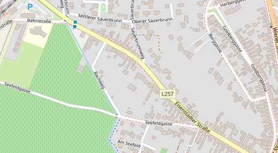 Pension auf Satellitenbild