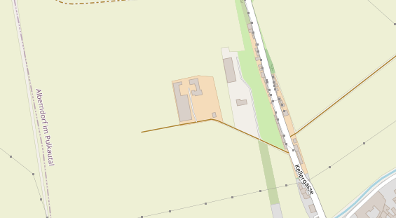 Pension auf Satellitenbild