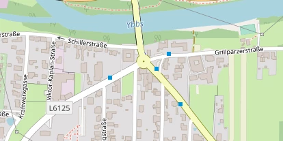 Pension auf Satellitenbild