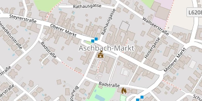 Pension auf Satellitenbild