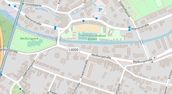 Pension auf Satellitenbild