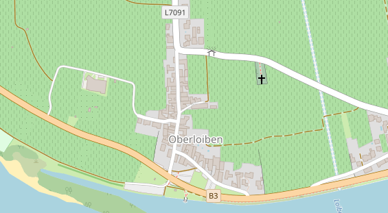 Pension auf Satellitenbild