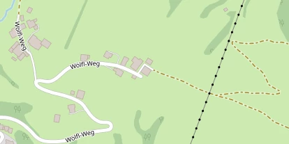 Pension auf Satellitenbild