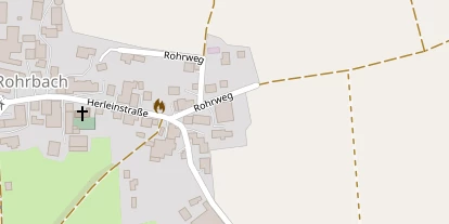 Pension auf Satellitenbild