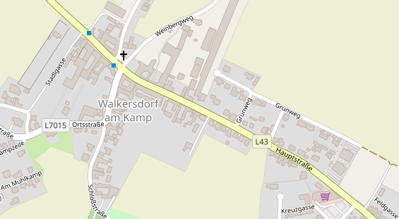 Pension auf Satellitenbild