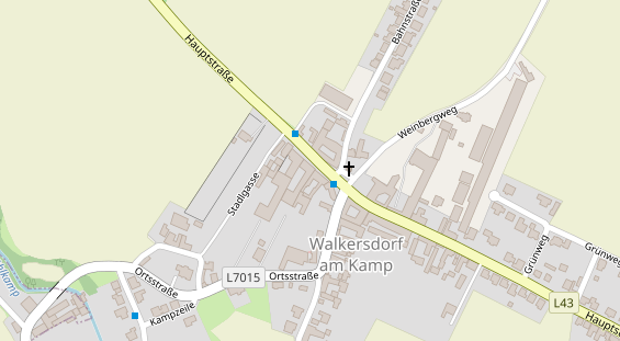 Pension auf Satellitenbild