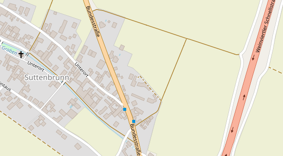 Pension auf Satellitenbild