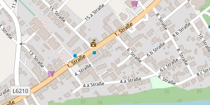 Pension auf Satellitenbild